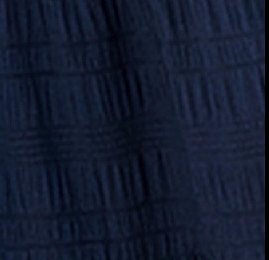 CUPSHE Women's Navy Blue Smocked Bodice Mini Beach Dress Small