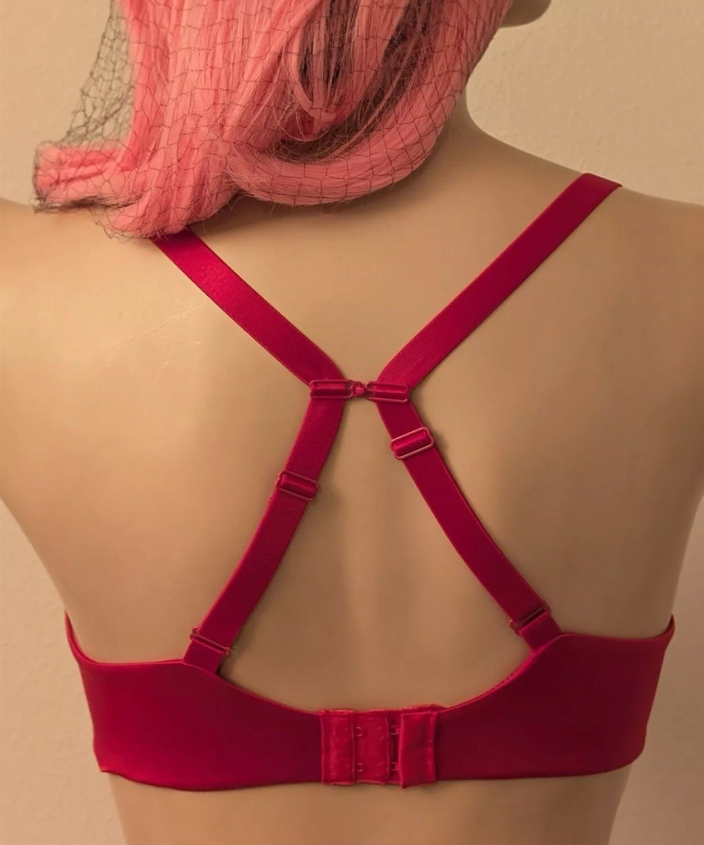 b.tempt'd by Wacoal Red Ultra Soft Underwire Bra Size 34 D