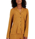 Jenni Women’s Super soft Notched Collar Pajama Top Tiny Hearts XL