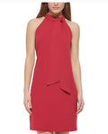 Vince Camuto Womens Bow Neck Halter Sheath Dress, Style # Vc0m3404 - 12