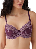 NWT Wacoal 34D Embrace Lace Wine Underwire Bra 65191 119955