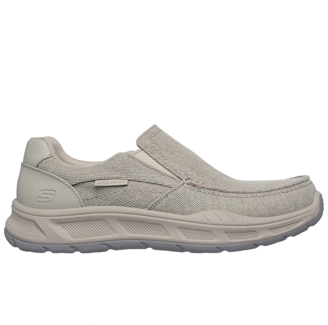 Skechers Men's Cohagen Canvas Slip On Shoe  Color Toupe 16941S Size 9 New