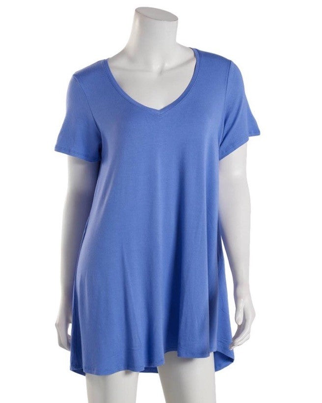 Hue Women's The Perfect Pajama Short-Sleeve Tee Persian Jewel L
