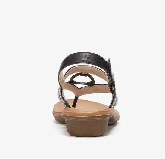Soul Naturalizer Sunny Flat Sandals Black Smooth 7