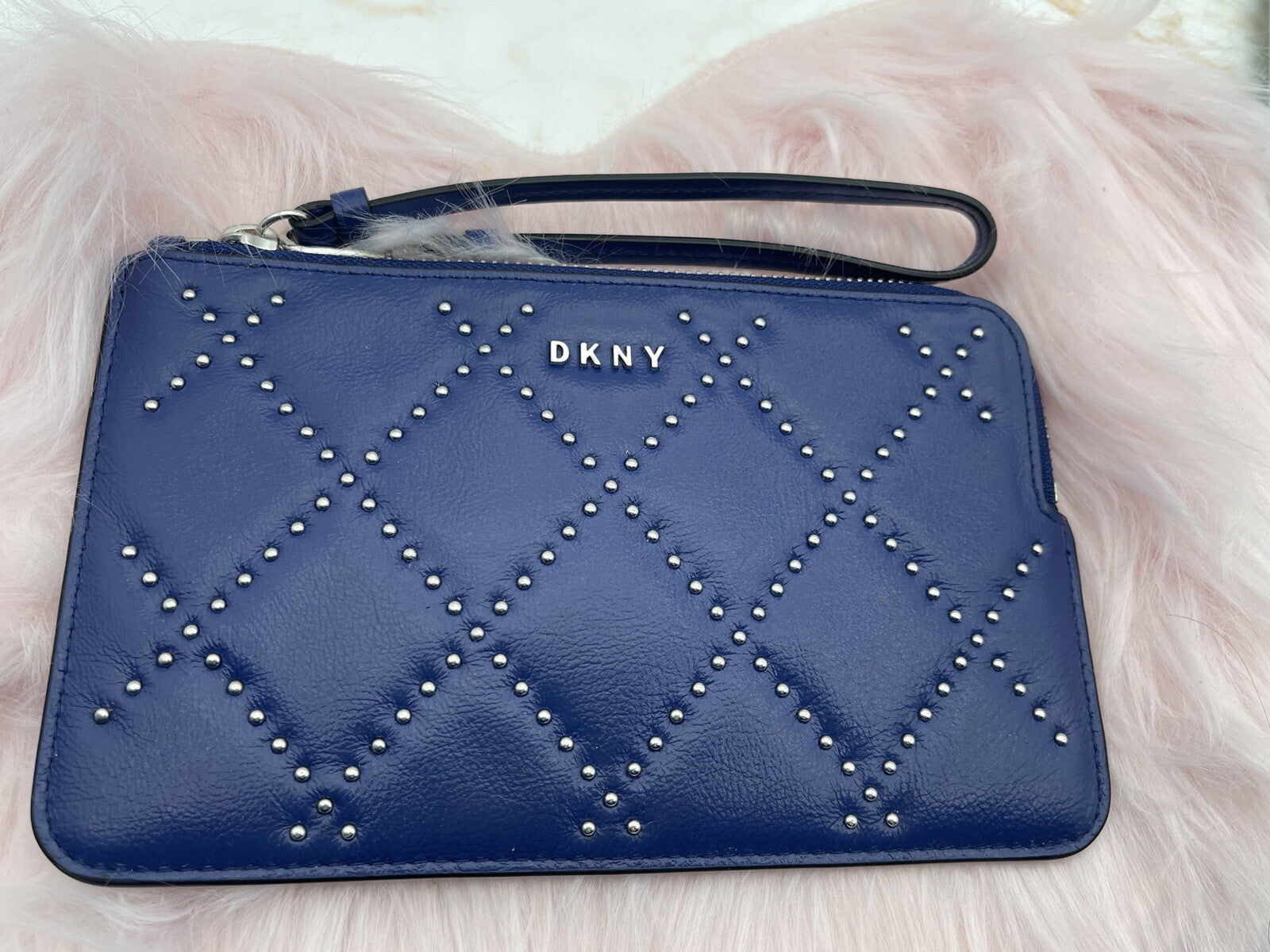 Dkny Sofia Organizer Wristlet, Blue