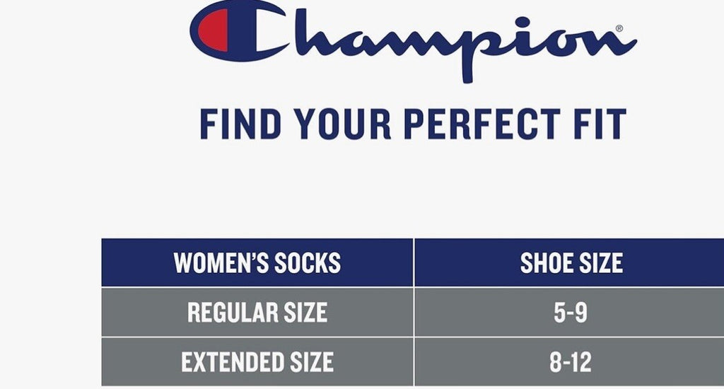 Champion Women's Socks, Double Dry Socks, Crew, Ankle, and No Show, 6-Pack Ch509