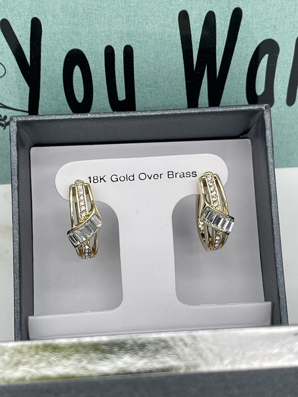 18 K Gold Over Brass Women’s Earrings Macy’s Creation 