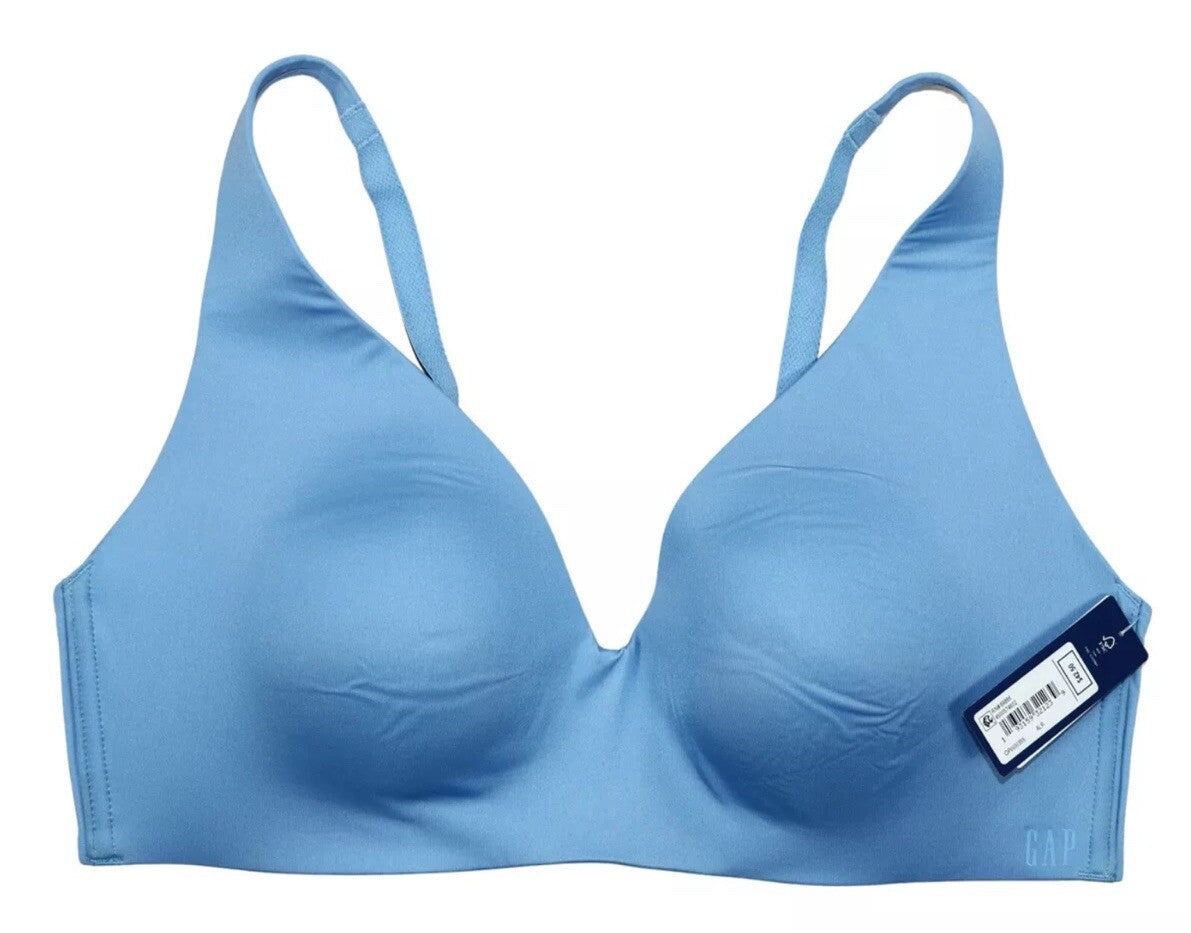Gap Body Everyday Essentials Microfiber Wire-Free Padded Tagless Women's Bra NWT