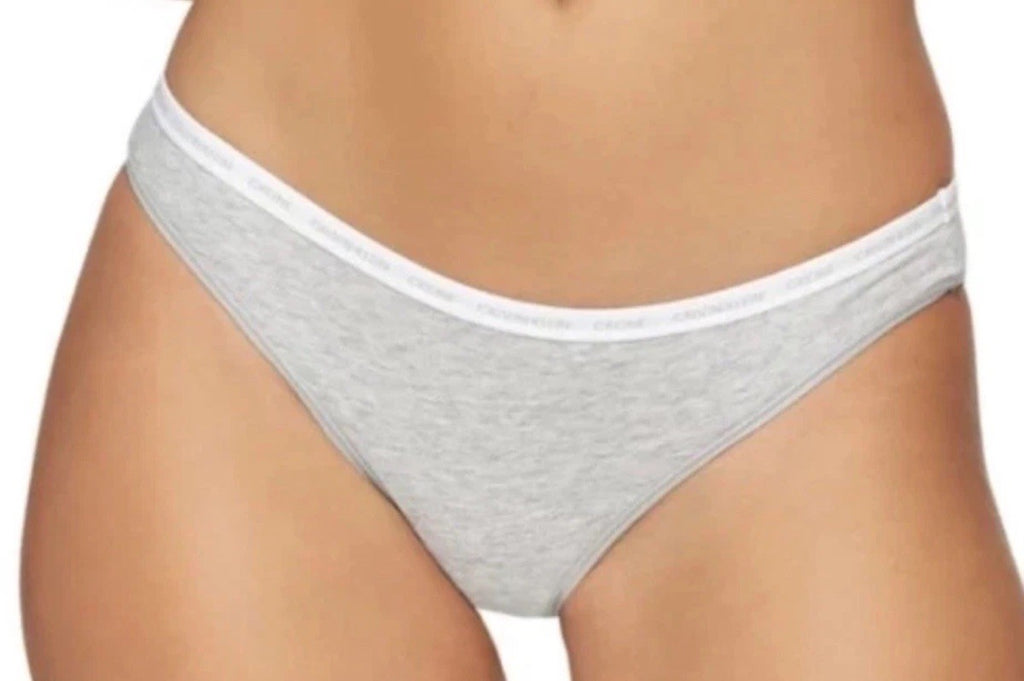 Calvin Klein CK One Cotton Singles Bikini Underwear Heather Gray S