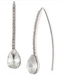 Givenchy Women’s Crystal Linear Threader Earrings Approx. drop: 1-3/10"