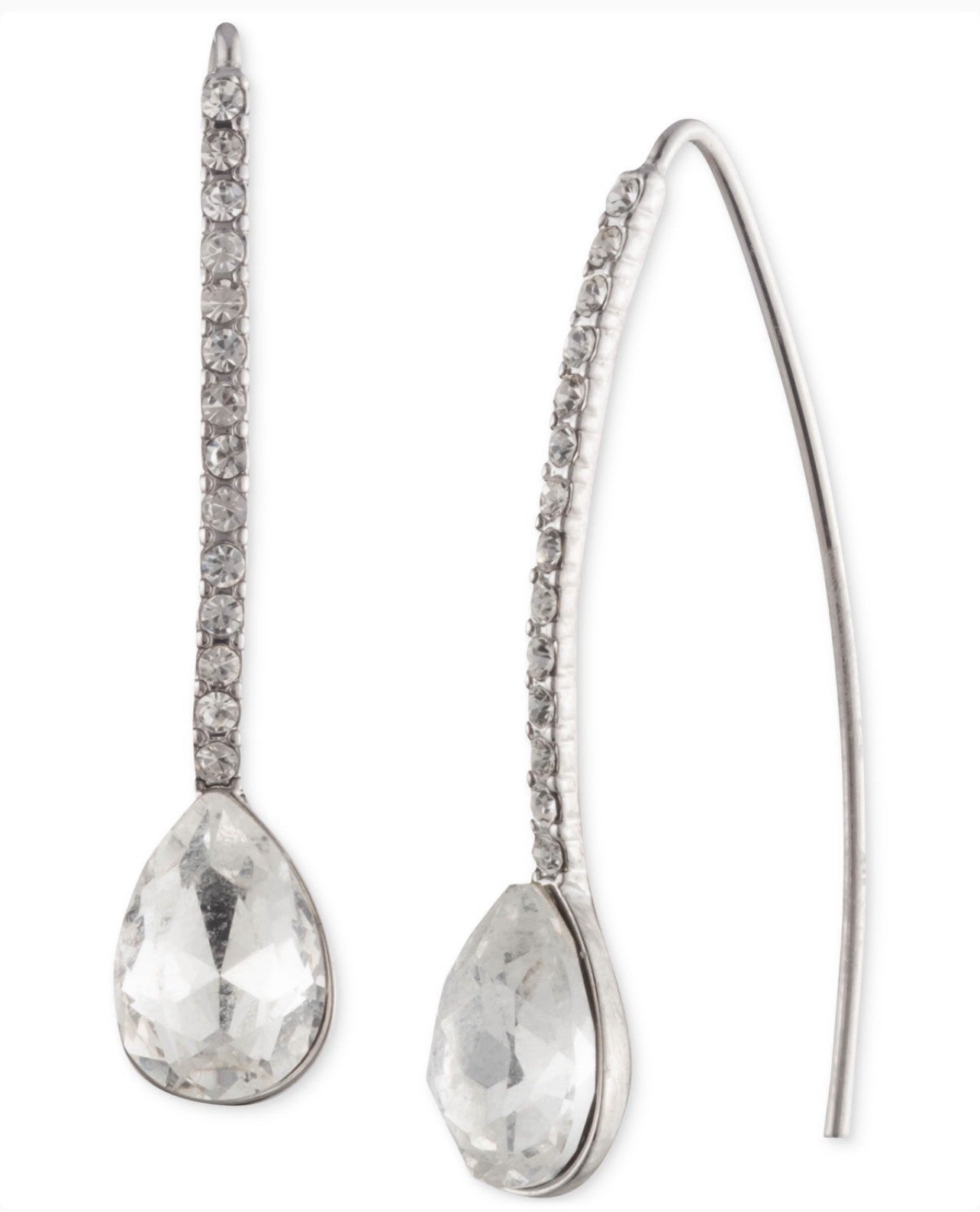 Givenchy Women’s Crystal Linear Threader Earrings Approx. drop: 1-3/10"