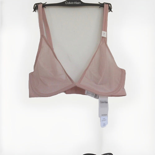 Calvin Klein Sheer Marquisette Lightly Lined Demi Bra Bare, 32DD