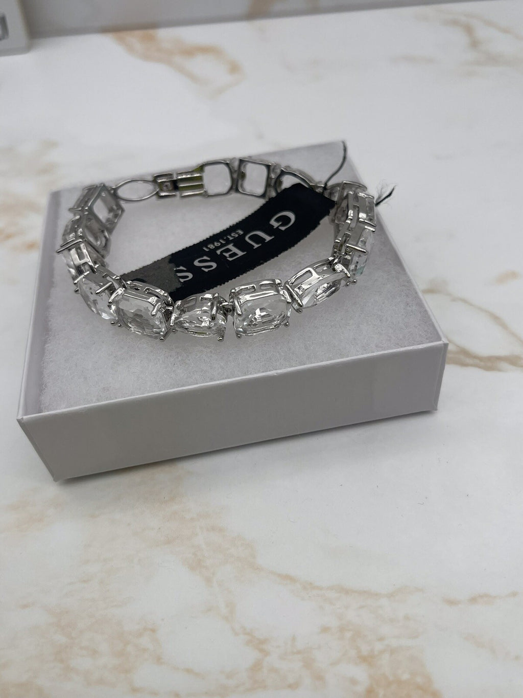 Clear Large Beaded Bracelet From Guess Women’s $48