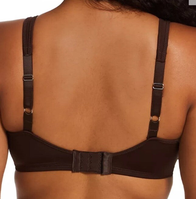 Bali Womens Passion for Comfort Seamless Minimizer Underwire Bra 44C Black