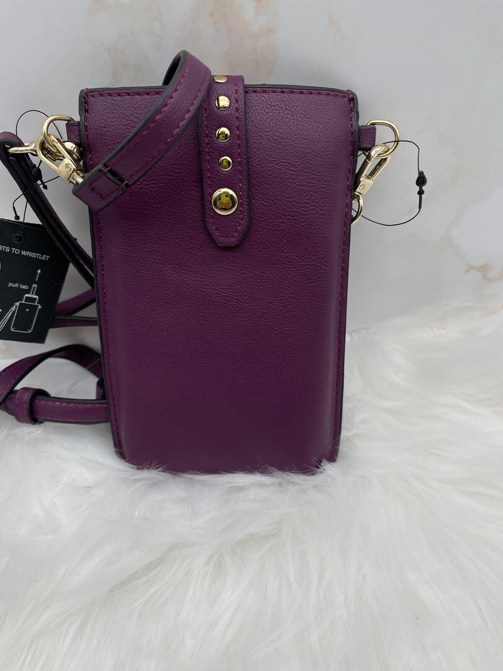 Inc International Concepts Convertible Crossbody Bag One Size Aubergine