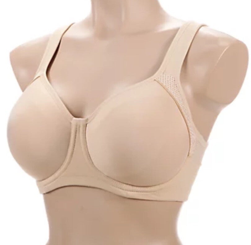 Wacoal 853302 Lindsey Sport Contour Underwire Bra 38G Beige