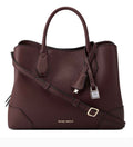 Nine West Black Brooklyn Jet Set Satchel Tote  8.5"H × 10.5"W × 4"D