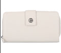 Giani Bernini Softy Core Leather Long  Wallet White