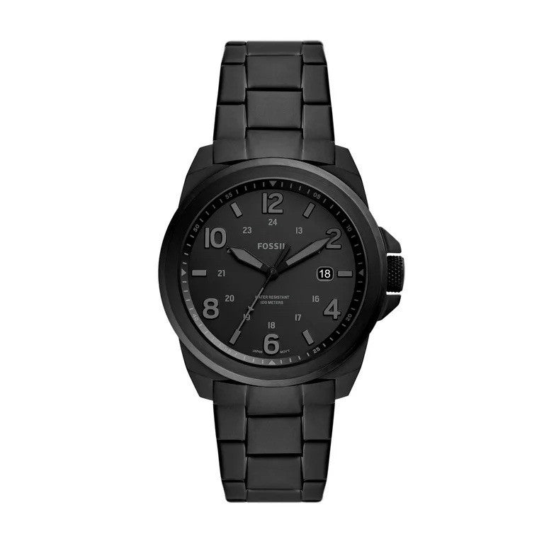 FossilMen's Bronson Black Stainless Steel Bracelet Watch, 40mm Model FS5940