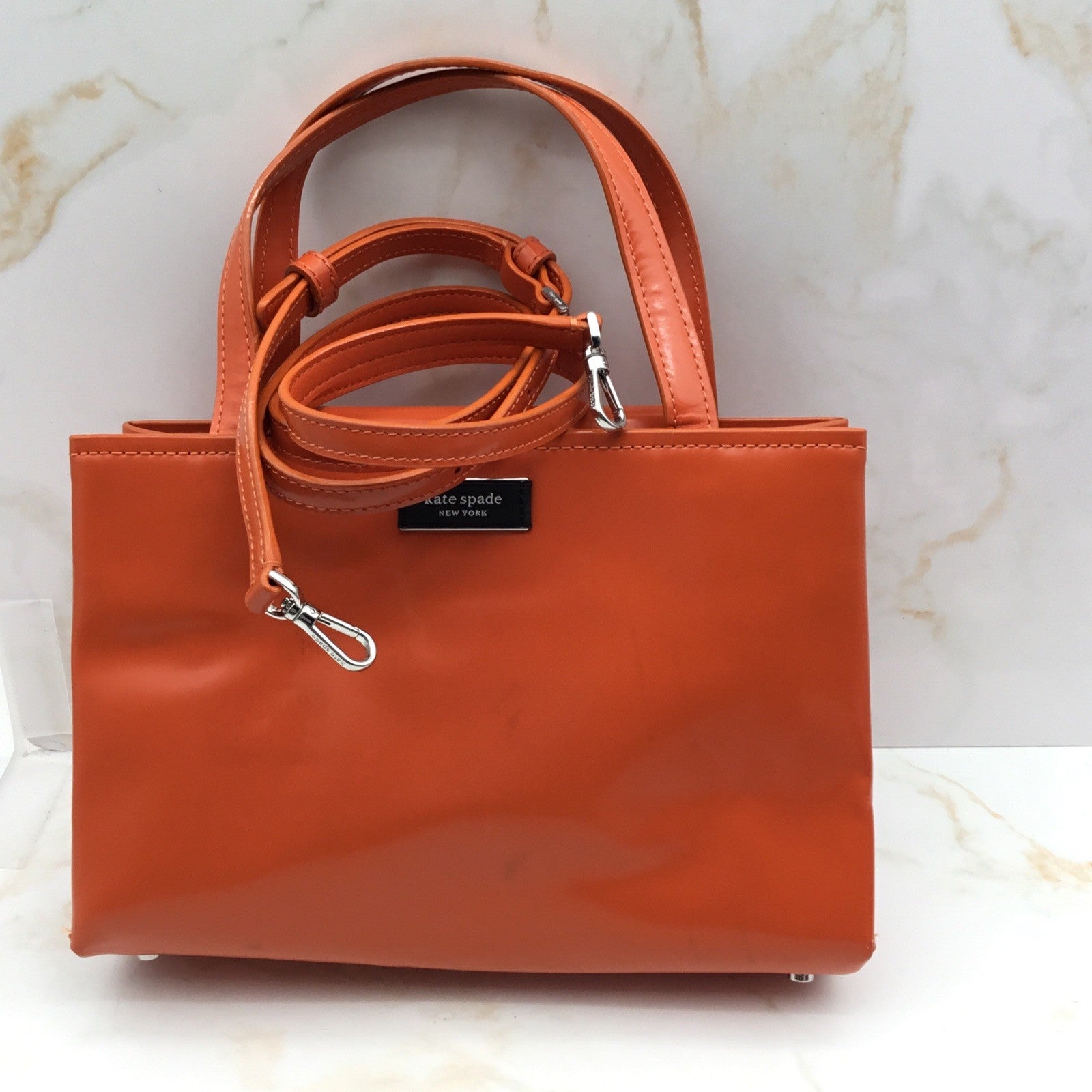 Kate Spade New York Sam Icon Spazzolato Leather Small Tote $398