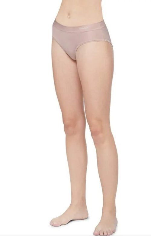CALVIN KLEIN Women's One Size Hipster Underwear Nude ONE SIZE