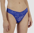 I.N.C. International Concepts Lace Thong Underwear Lingerie Deep Cobalt L