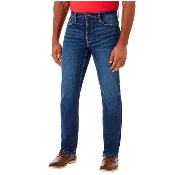 Member's Mark Men's Straight Fit Premium Stretch Denim Jeans, 5 Pocket