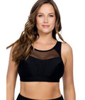 Parfait Breeze Wireless Unlined Sports Bra,  Black 34C