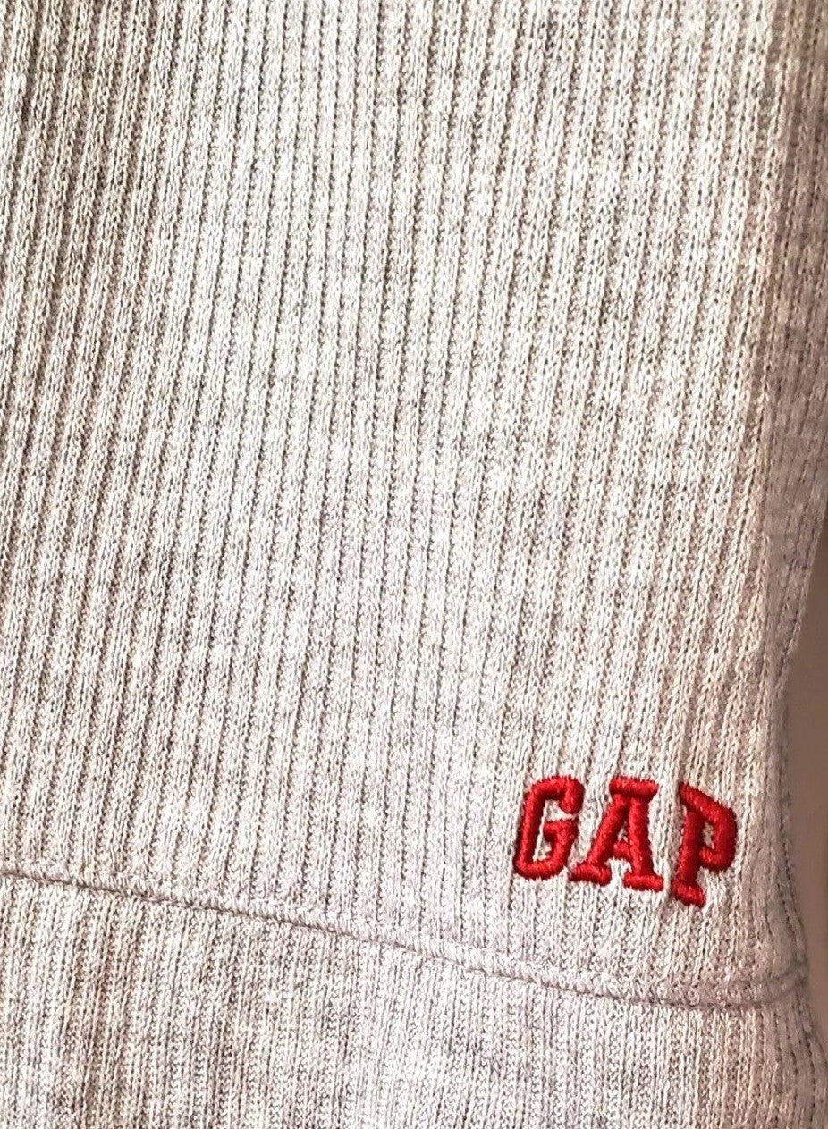 Gap Women's Grey GapBody 2-Pc Packaged Long-Sleeve Jogger Pajamas Set, Size L