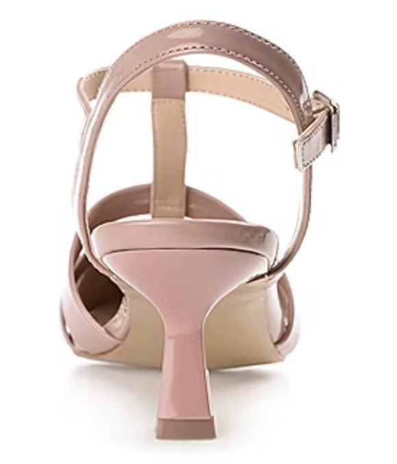 Journee Collection Women's Jazlynn T Strap Kitten Heel Dress Pumps Blush 9