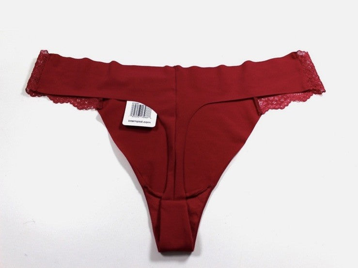 b.tempt'd by Wacoal b.bare Thong Raspberry XL