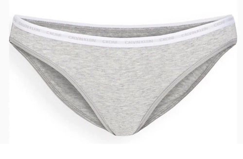 Calvin Klein CK One Cotton Singles Bikini Underwear Heather Gray S