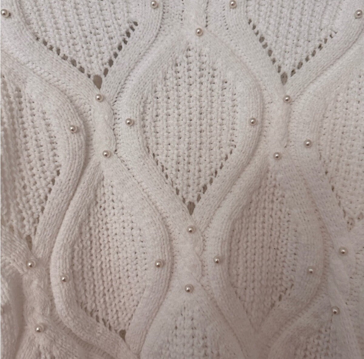 Planet heart Pullover Sweater Bright White S