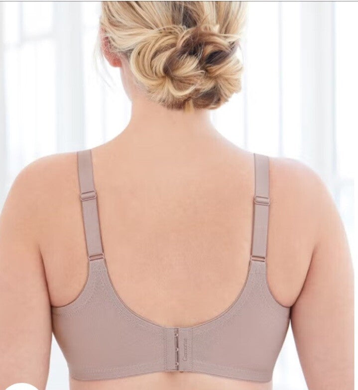 Glamorise Full-Figure Minimizer Bra 46D Brown