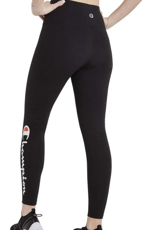 Champion Women's 7/8 Script Logo Authentic Leggings XS