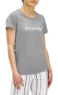 Hue Find Paradise Scoop Neck Pajama T-Shirt Medium 