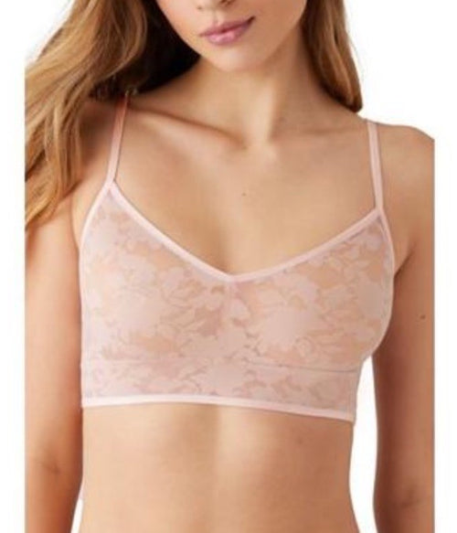 b.tempt'd by Wacoal Women's Shadow Scene Bralette, Blush Pink, SMALL