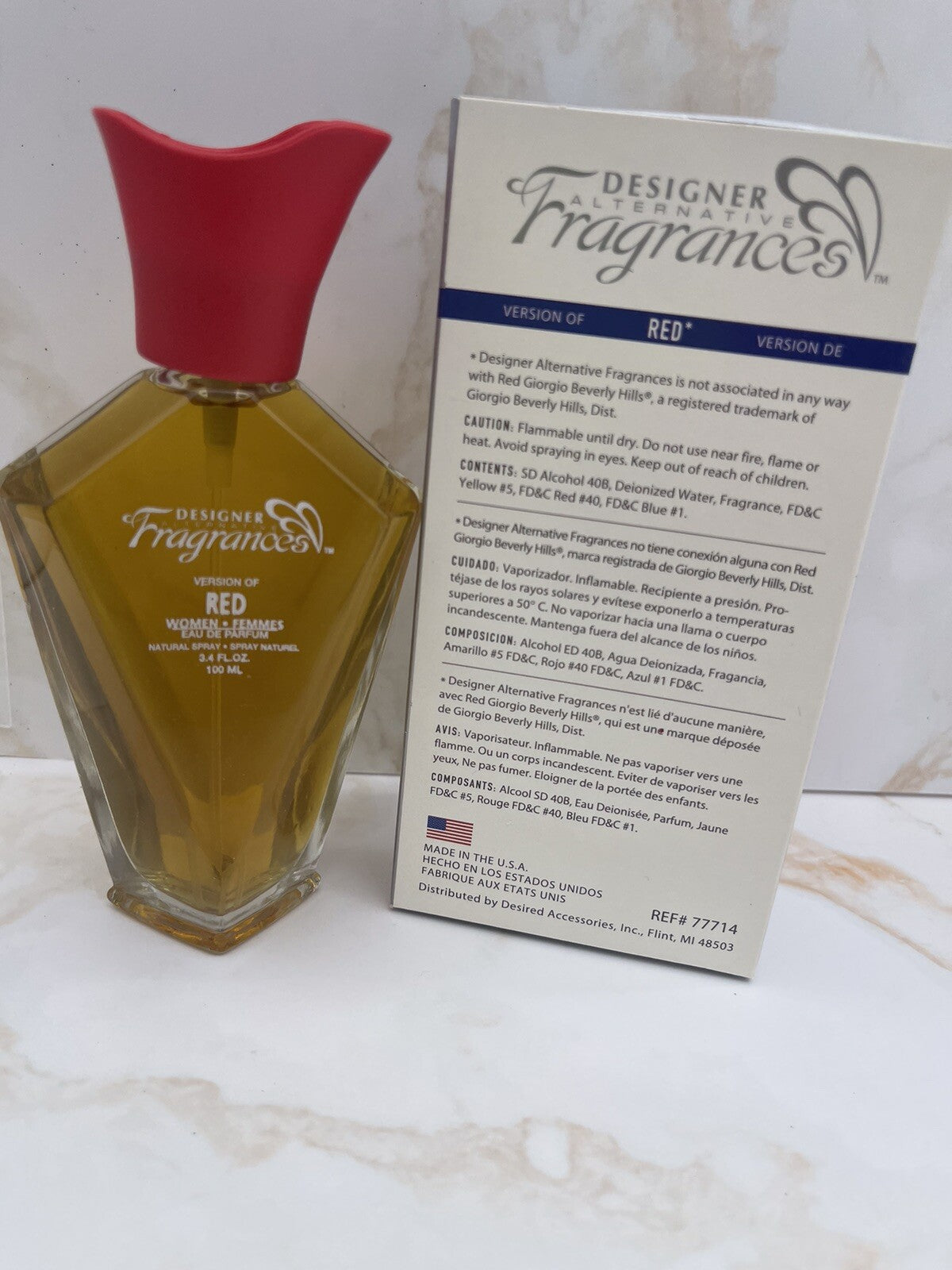 Red Woman’s Designer Alternative Fragrances 3.4 Fl Oz