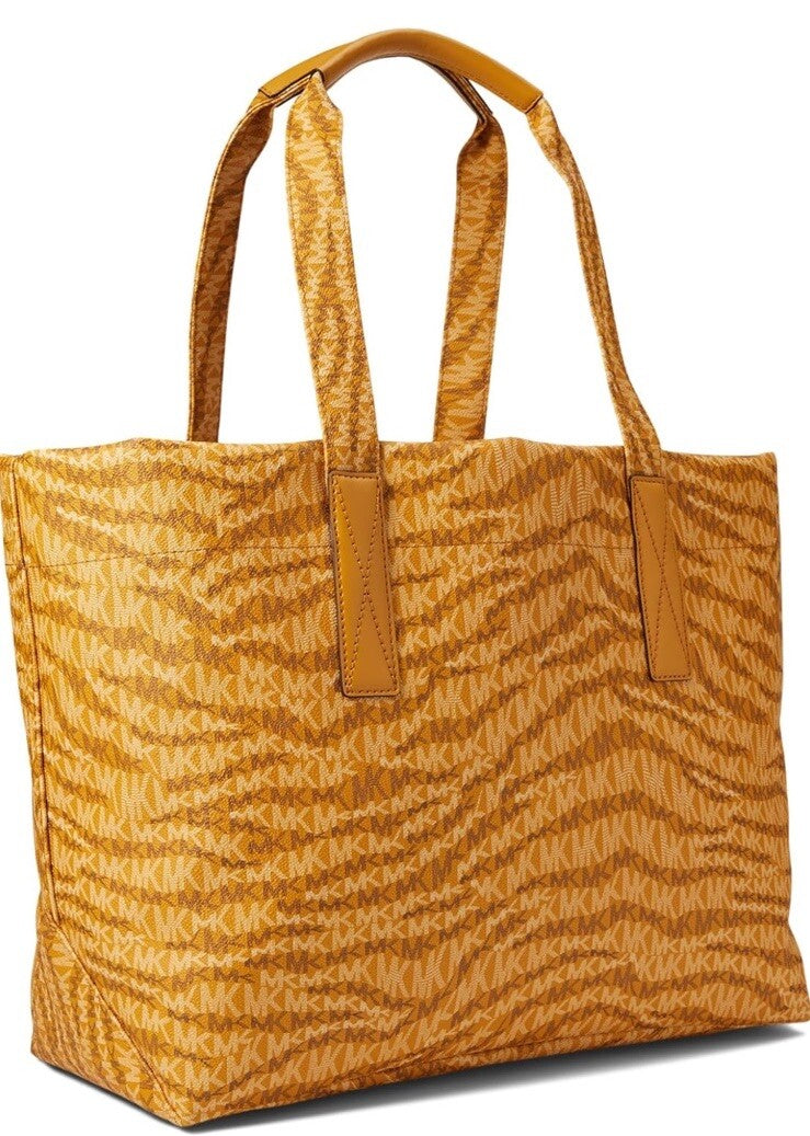 NWT Michael Kors Michael Bag MK Logo Marigold Large Tote $298