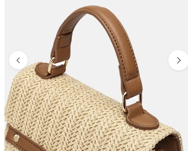 Like Dreams NEO PASTEL STRAW CROSSBODY BAG