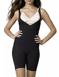 Women's Firm Tummy-Control Instant Slimmer Long Leg Open Bust Body Shaper 2XL 