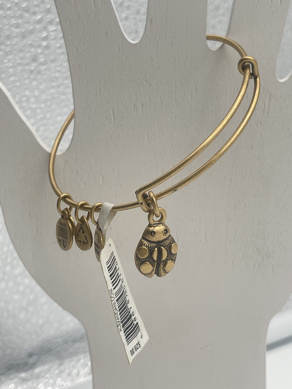 Alex and Ani Expandable Bangle Bracelet,  Lady Bug Energy 