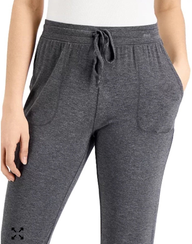 Alfani Heathered Essential Jogger Pants Hy Charcoal Htr XL