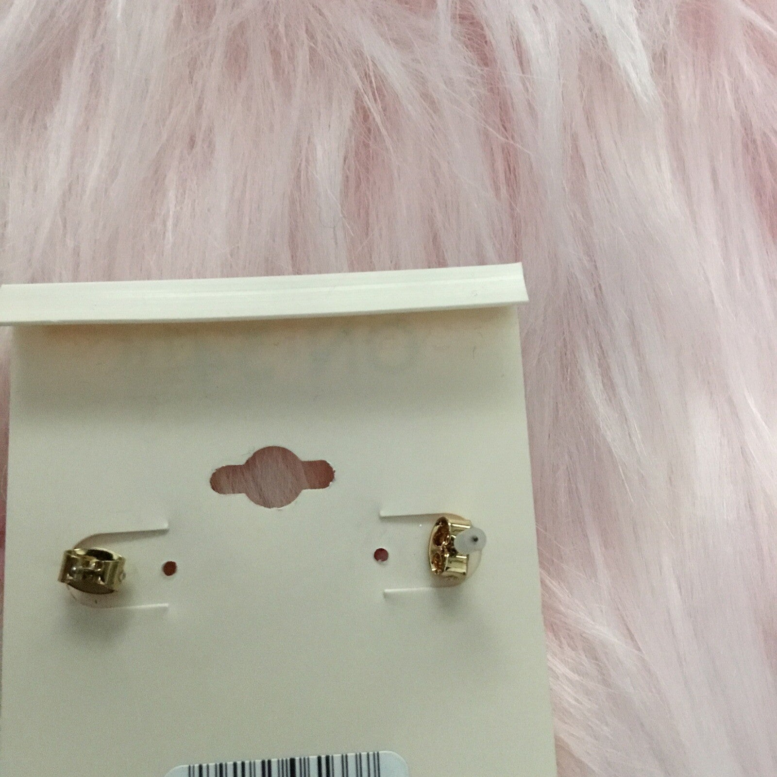 On 34th Gold-Tone Color Pavé & Imitation Pearl Mother-of-Pearl Flower Earrings 