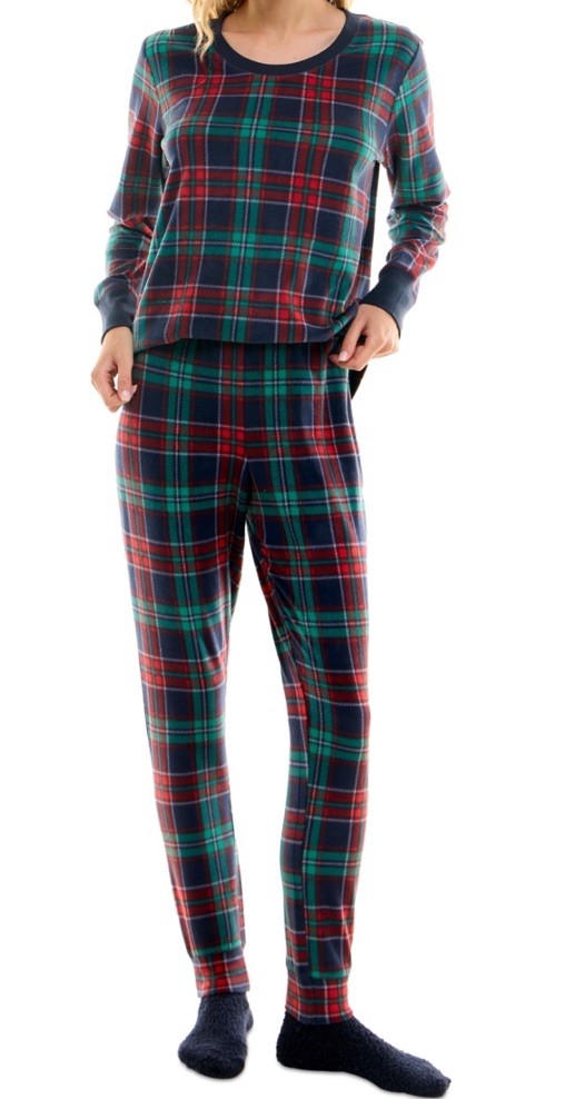 NWT Roudelain Women's Size M Packaged Soft Long-Sleeve Top & Joggers Pajama Set