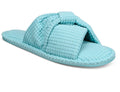 Charter Club Women's Textured Knot-Top Slippers Etched Glass L 9-10