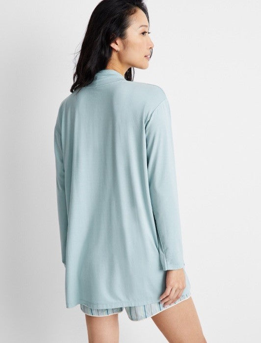 State of Day Women's Knit Open Front Cardigan, Gray Mist, X-LARGE