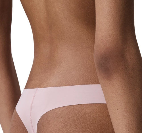 Calvin Klein Women's Invisibles Thong Underwear D3428 Chestnut L