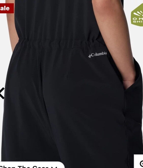 Columbia Women's Anytime Tank Top Jumpsuit, black Small 