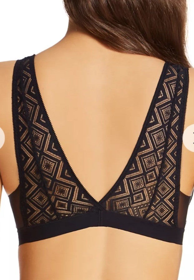 DKNY Pure Lace Bralette DK7596 Black M
